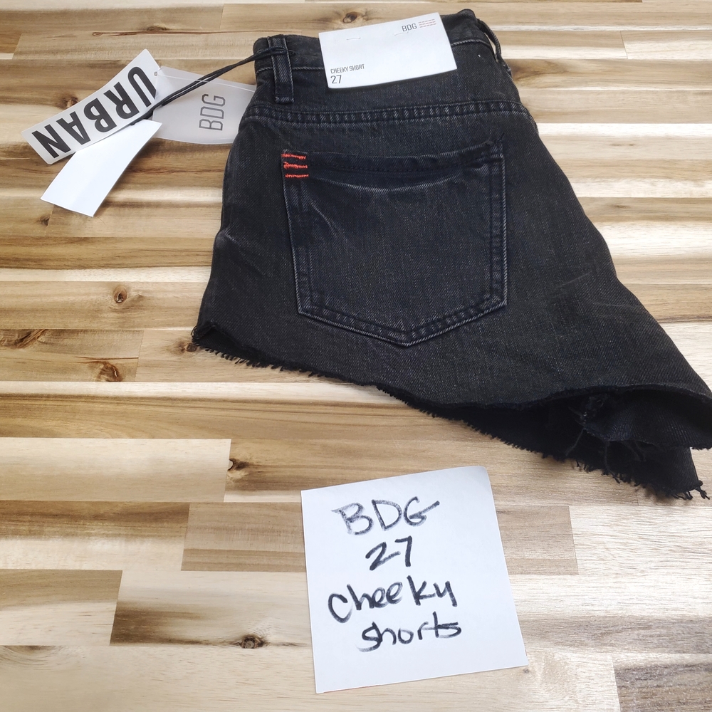 BDG Women's Dark Gray Jean Shorts